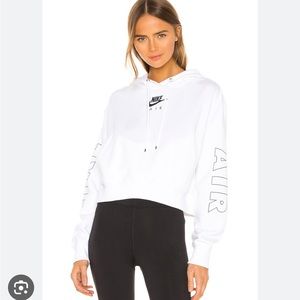 NSW Air Hoodie in White & Ice Silver